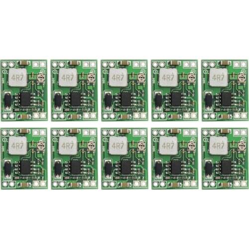 10 PCS Mini MP1584EN DC-DC Buck Converter 3A Power Adjustable Step Down Module 24v to 12v 9v 5v 3v