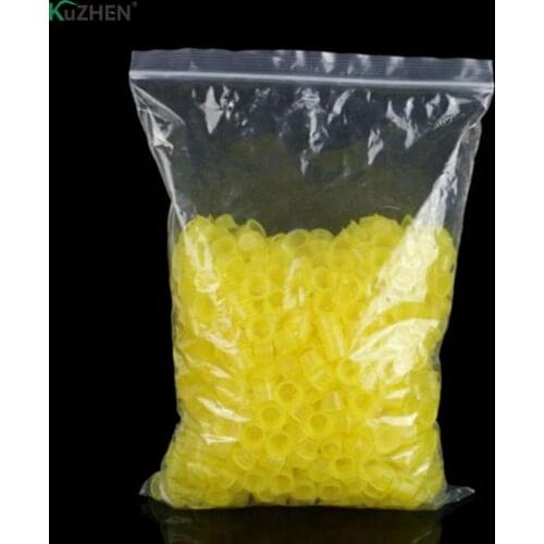 100pcs Small Number Permanent Makeup Tattoo Ink Cups Pigment Caps Tattoos Color Cup Accessories Wholesale