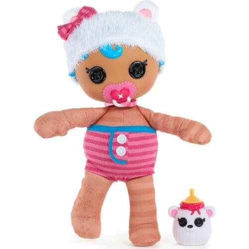 New 2PCS Lalaloopsy Babies Cute Sheep Baby Soft Plush Stuffed Doll 30cm With Pet Set Kids Toys Dolls for Girls Christmas Gifts