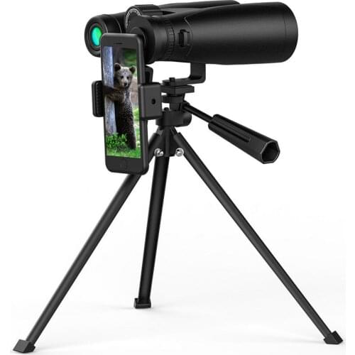 Aitonoble 12x50 HD High Power Night Vision Telescope Rain Proof Waterproof Binoculars Professional Hunting