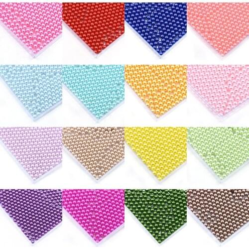 10mm Acrylic No Hole Beads Imitation Pearls Round Pearl Spacer Loose Beads for Jewelry Making Craft Pearls Clothing Accessories