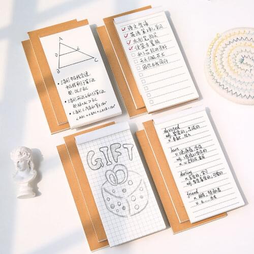 Simple Students Calendar Notebook, Diary Notebook, Mini Portable Small Grid Book, English Word Book, Notepad