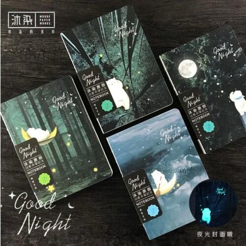 MOORE Serenade Series Notebook A5 Blank Schedule Notebook Hand-painted Graffiti Art Diary 1PCS