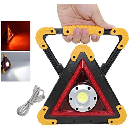 COB LED work light USB rechargeable lantern spotlight Portable worklight 18650/AA Battery Searchlight Working Lamp