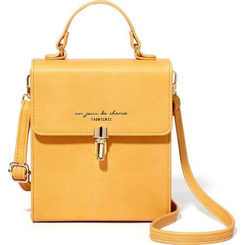 Simple Casual Womens One-shoulder Small Square Bag Multifunctional Mini Messenger Mobile Phone Bag