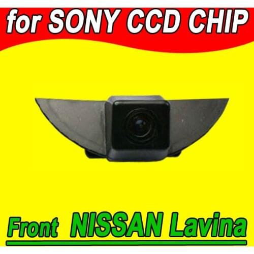 For Nissan X-TRAIL Pulsar Murano Pathfinder Livina Qashqai Tiida Logo car front logo parking camera waterproof HD
