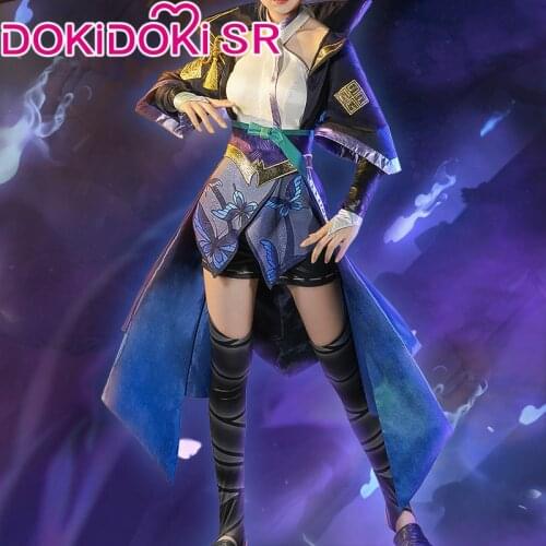 DokiDoki-SR Game League of Legends Shauna Vayne Cosplay Spirit Blossom LOL Cosplay Women Vayne