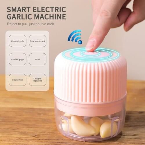 Electric Mini Food Garlic Vegetable Chopper Grinder Crusher Press For Nut Meat Fruit Rechargeable Onion Multi-function Processor