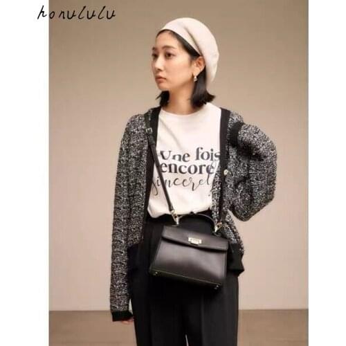 2021 Japanese early autumn new letter print round neck short sleeve loose T-shirt girl