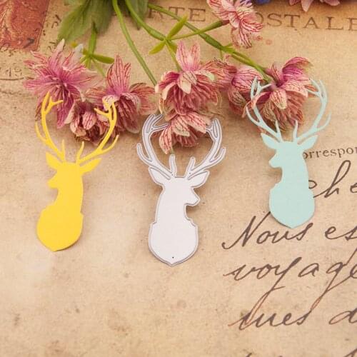 KLJUYP Christmas Deer Metal Cutting Dies Scrapbook Paper Craft Decoration dies scrapbooking