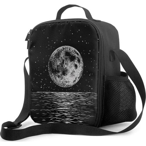 Cool Astronaut Cartoon Lunch Bags Insulated Food Storage for Kids Boys Meals Holder Sacola Girl Picnic Food Bag