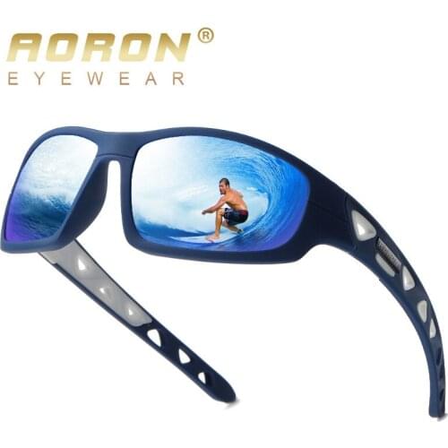2019 New polarized cycling sunglasses outdoor sports windproof sand resistant mens sunglasses color-changing glasses A590