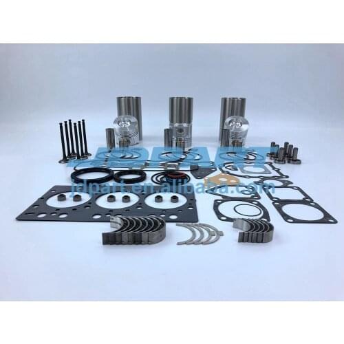 New 3TNA78 Overhaul Kit Piston Rings Bearing Set Full Gasket Kit Engine Valve For Yanmar