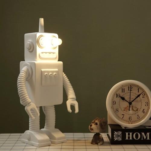 New product Italian seletti table lamp creative robot desk lamp bedroom bedside lamp model room designer Home Decor Luminaire