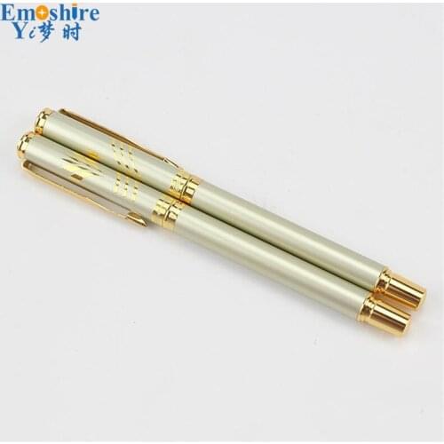 0.5mm Refill Metal Ball Pen Business Meeting Signature Pen Top Quality School Office Writing Stationery With Gold Cilp P425