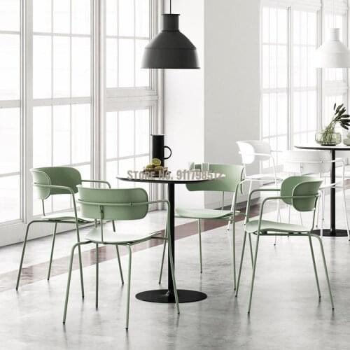 Nordic net red dining chair industrial style simple modern creative personality home ins lounge chair desk makeup chair