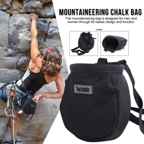Outdoor Climbing Magnesium Powder Bag Pockets Hiking Waterproof Dry Hand Magnesium Powder Large Capacity Bag Climbing Supplies