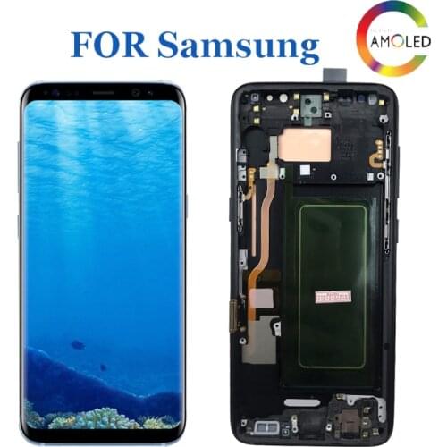 Super AMOLED For samsung Galaxy s8 G950F G950A G950FD LCD Display With Touch Digitizer Assembly Repair Spare Parts