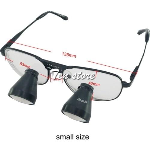 TTL dental loupes surgical Loupes binocualrs loupes 2.5X with Titanium alloys Frames