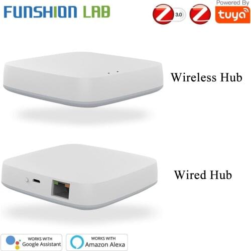 Tuya ZigBee Smart Gateway Hub Smart Home Bridge Smart Life APP Wireless Remote Controller Works with Alexa Google Home