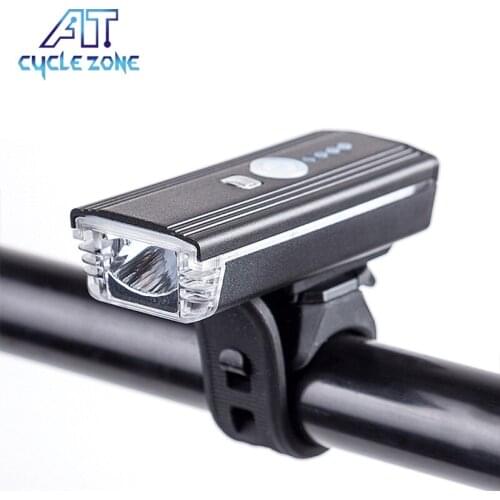 Smart Bike Light Horn 300 Lumen Led Flashlight for Bicycle USB Chargeable MTB Front Lamp Cycling Headlight Bike Accessories Lamp