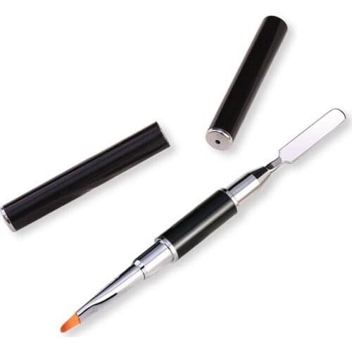 Yinikiz Poly Extension Nail Gel Nail Art Brush Pen Handle Brush/Dotting/Liner Pens Dual Head Nail Art Tools for Nail Polish