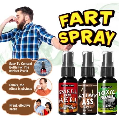 Liquid Fart Spray Can Stink Bomb Ass Smelly Stinky Gas Crap Gag Prank Joke Game