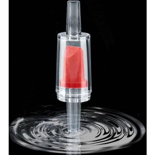 Red 1Pcs Aquarium Plastic One Way Non-Return Check Valve Aquarium Air Pump Accessories Compatible with 4mm Air Pipe