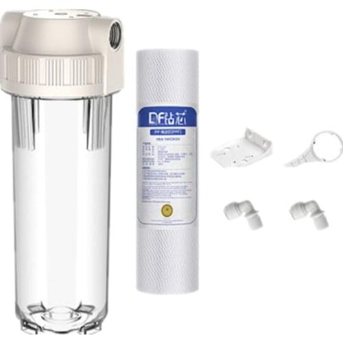 10 inch 1/2 1/4 upgrade pre filter wrenches PP water filter housing the aquarium Aquaristics kitchen water purifier parts