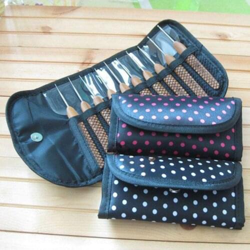 100pcs Wave point Knitting Needles Bag portable Crochet hook bag Knitting Holders sport toy