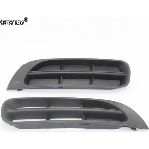 2pcs For Skoda Fabia MK2 2007 2008 2009 2010 2010 Car-Styling Front Bumper Lower Grille Fog Light Fog Lamp Grille Cover