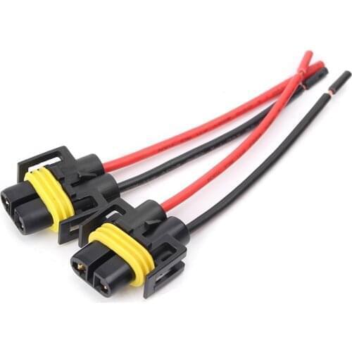 H11 H8 H9 886 889 892 893 PG13 PGJ13 PGJ13 880 890 862 881 etc Adapter Wiring Harness Socket for Head Fog Lamp 2PCS Universal