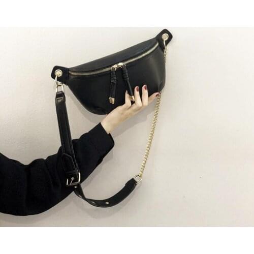 2021 Fashion Women Casual Pack Waist Bag New Belt Bag Women Waist Pack PU Bag