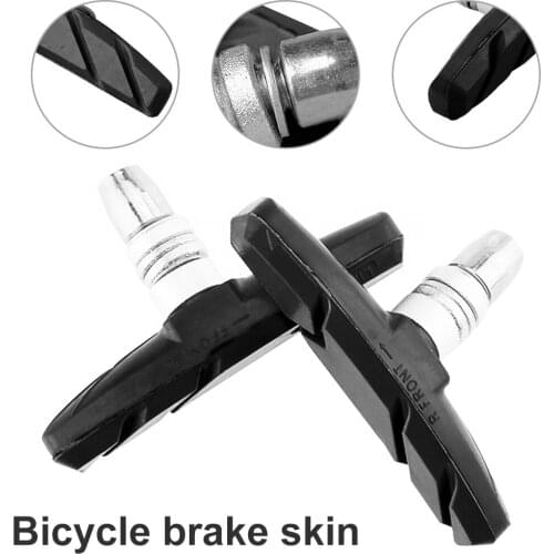 3 Pairs Bike Brake Pads with Nut and Spacer Bicycle V Type Brake Blocks Rubber Pad MTB Brake Pad Cycling Accessory
