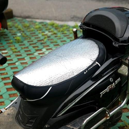 3D Sun Proof Motorcycle Scooter Electric Bicycle Sunscreen Seat Cover Prevent Scooter Sun Pad Heat Insulation Cushion Protect
