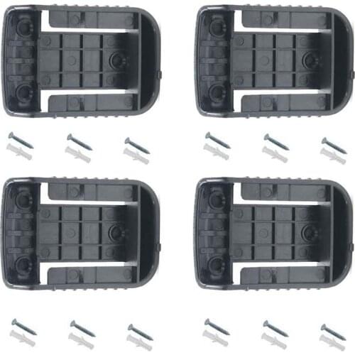 4Packs Battery Holders Mount Fit for Dewalt 20V 60V Batteries Perfectly