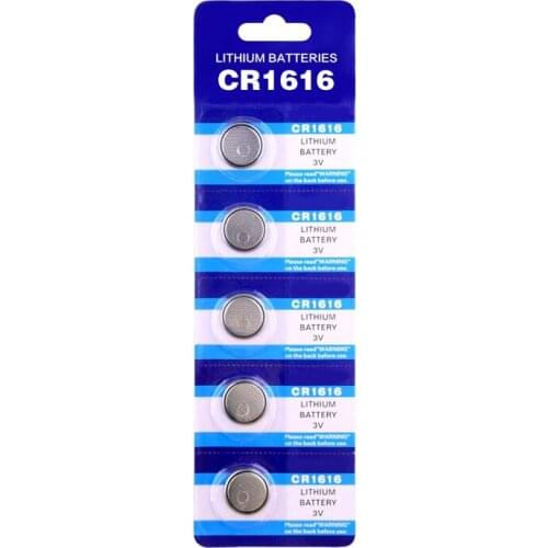 5PCS/Card 3V CR1616 DL1616 ECR1616 LM1616 CR 1616 Lithium Button Coin Cell Battery For Watch Toys Remote