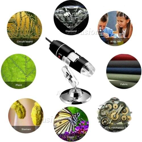 500X-1600X Zoom Endoscope Mini Camera 8LED USB эндоскоп Micro Cam Microscopio Magnifier Handheld Electronic Microscope Small Cam