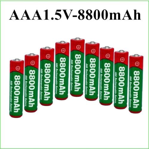 AAA battery 8800 mah rechargeable battery AAA 1.5 V 8800 mah Rechargeable Alcalinas drummey
