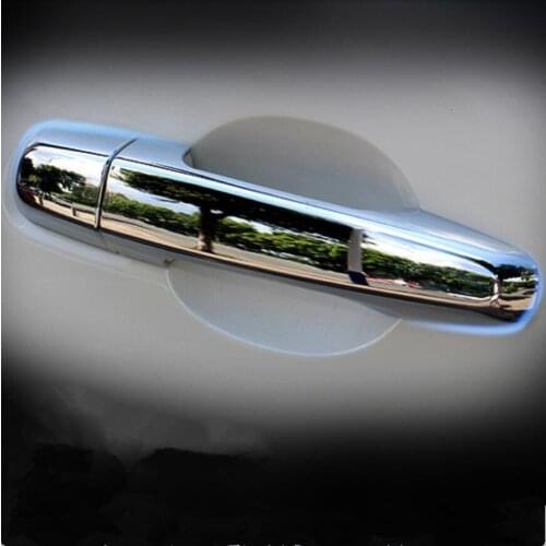 Car-styling ABS Chrome Door Handle Modified special decorative cover sticker case For Mitsubishi Pajero sport