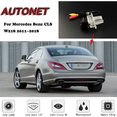 AUTONET Backup Rear View camera For Mercedes Benz CLS W218 2011 2012 2013 2014 2015 2016 2017 Night Vision/license plate camera