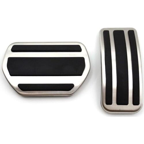 Car Accessory Accelerator Brake Clutch Pedals Pad Kit For Peugeot 2008 207 208 301 307 308 408 AT/MT Plate Styling Stickers