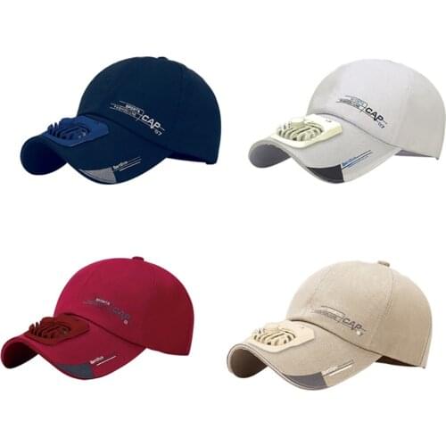 Baseball with Fan USB Summer Outdoor Sun Hat ,The Cooling Fan for Golf Baseball Sport Outdoor Camping Backpacking