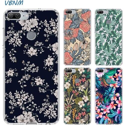 Flower Leaf Pattern Frosted Fundas Phone Case For Huawei Honor 20 9 Pro 8X 10 lite 9X 8A 8C 8S V20 20i Y5 Y6 Y7 Y9 2019 Cover