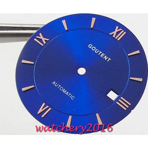 33mm Watch Dial fit Miyota 8215 8205 821A Mingzhu DG2813 3804 Series movement