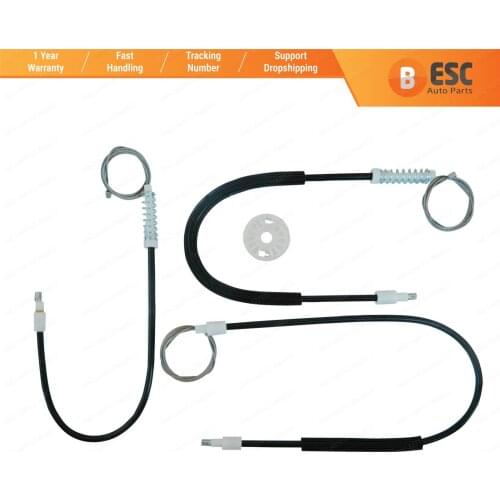 ESC EWR1212 Window Regulator Repair Kit Front Right Door 51337184384 For BMW 5 Series E60 2003-10 E61 2004-14 E60 M5 2005-2010