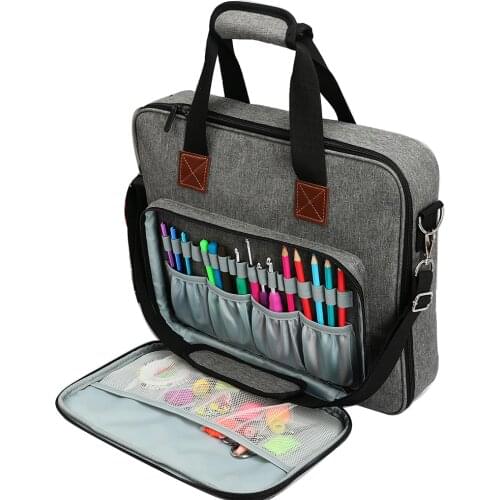 Crochet Hooks Knitting Needles Portable Sewing Supplies Storage Bag Knitting Bag Portable Yarn DIY Household Organizer