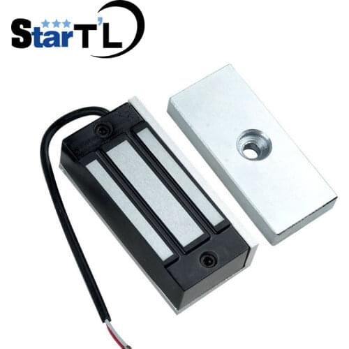 Free Shipping Cabinet Lock Drawer lock Electromagnetic Lock Electric Magnetic Lock 12V DC 60Kg Holding Force For Access Control