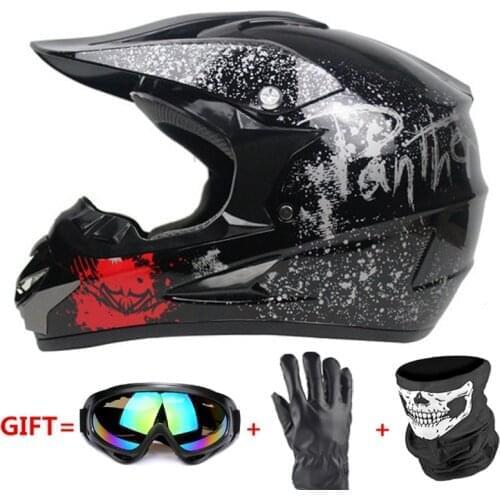 Motorcycle Helmet Casco Moto Casque Motocross Off Road Helmet ATV Dirt Bike Downhill MTB Capacete Moto Racing Glasses Gloves