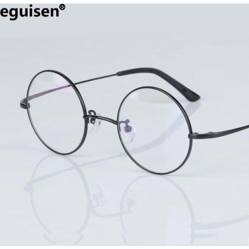 Width-136 Artistic retro round titanium woman eyeglasses frames men myopia computer goggles reading glasses frame eyewear female